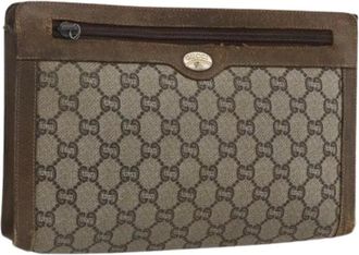 Gucci Pre-owned Clutches, female, Beige, Size: ONE SIZE Pre-owned Clutch