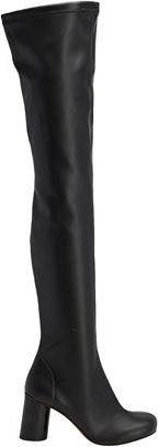 8 by YOOX STRETCH GLOVE LEATHER OVER-THE-KNEE BOOTS