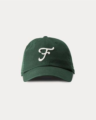 Fortela Chino Cotton Cap in Dark Green at Nordstrom