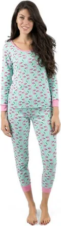 Leveret Womens Cotton Matching Family Pajamas, Dream Weaver Prints in Flamingo at Nordstrom, Size X-Large