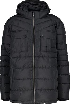 s.Oliver Gewatteerde Outdoor Jas - Heren - Jassen - Zwart - Maat: 5XL Leer