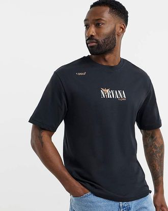 Only & Sons Nirvana Back Graphic T-Shirt