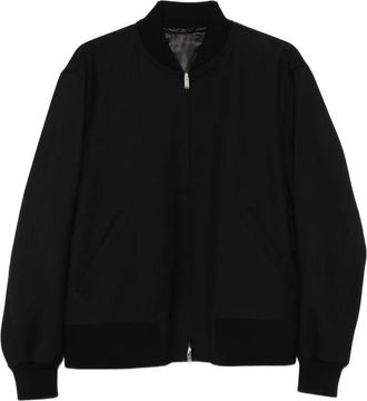 Lardini Bomber con zip - Nero