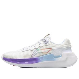 Li-Ning Happy Marathon Running Shoes White Purple ARHT041-1
