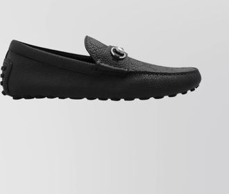 Gucci leather horsebit loafers