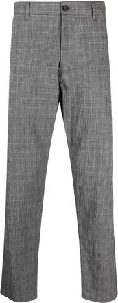 Aspesi plaid-pattern tailored trousers - men - Elastane/Cotton - M - Grey