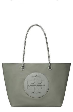 Tory Burch Ella Chain Tote in Stone at Nordstrom