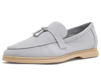 Marc Fisher Yanelli Womens Flat Shoes Light Blue Suede : 6.5 M