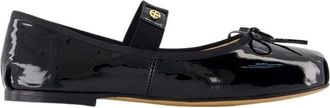 Anine Bing Zwarte Leren Ballerinas met Ronde Neus - Dames - Ballerinas - Zwart - 37 EU - Leer - Schoenen