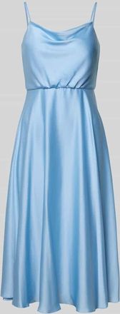 Jake*s Cocktailkleid mit Wasserfall-Ausschnitt in Sky, Gr&ouml;&szlig;e 32