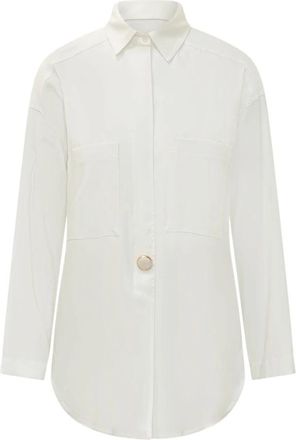 Darkpark Judy Shirt Jacket - Dames - Overhemden - Wit - S - Overhemden