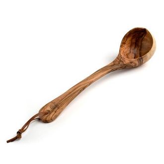 B&eacute;rard Handcrafted Olive Wood 14-Inch Ladle in Brown at Nordstrom