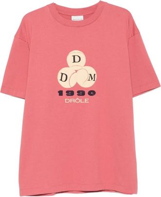 Dr&ocirc;le de Monsieur L-Ts 328 Co 248 Blpin T-shirt - Heren - T-shirts - Roze - L - Tops