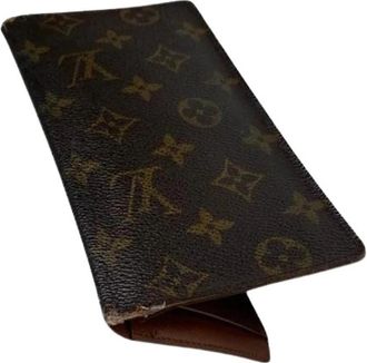 Louis Vuitton Pre-owned Paspoorthoesje - Dames - Vintage Accessoires - Bruin - ONE Size - Leer - Vintage