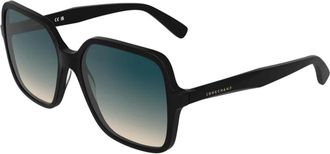 Longchamp Lo 808S Zonnebril - Dames - Zonnebrillen - Zwart - 57 MM - Accessoires