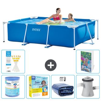 Intex Piscina Con Estructura Rectangular - 220x150x60 Cm - 7-piezas S50