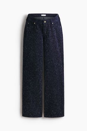 H&M MAMA Before & After Wide Jeans - Dunkles Denimblau