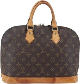 Louis Vuitton Pre-owned Handbags, female, Brown, Size: ONE SIZE Pre-owned Vintage Canvas Handbag