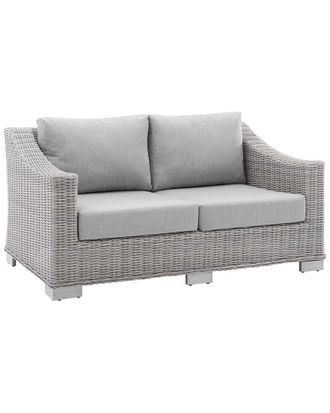 ModWay Conway Sunbrella Outdoor Patio Wicker Loveseat