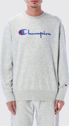 Champion Felpa girocollo in misto cotone con logo