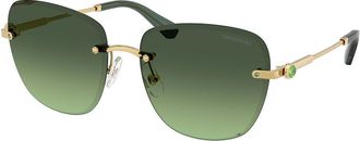 Swarovski SK7043 40172A Womens Sunglasses Gold Size 58
