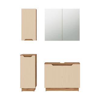 Vicco Conjunto De Muebles De Ba&ntilde;o Lotta, Cachemira, 4 Piezas, Vicco