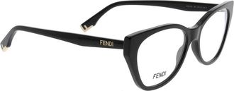 Fendi Stijlvolle zonnebril met uniek ontwerp - unisex - Brillen - Zwart - ONE Size - Accessoires