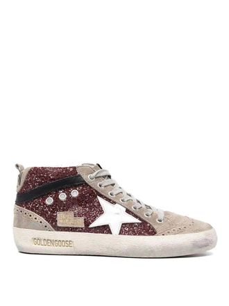 Golden Goose Mid Star Glitter Sneakers