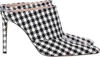 Altuzarra Womens Canvas Checkered Davidson Houndstooth Mule (Authentic Pre- Loved)