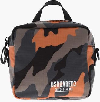 Dsquared2 Nylon Crossbody Bag with Camouflage Print size One Size