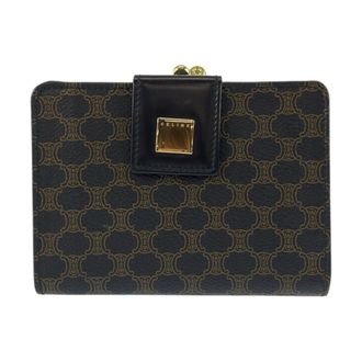 Celine Black Brown Wallet (Bi-Fold) (Pre-Owned)