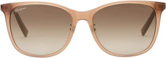 Ferragamo Brown Gradient Square Ladies Sunglasses SF1095SLBK 665 58