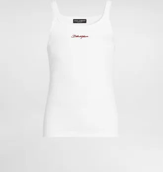 Dolce & Gabbana Canotta - Man T-shirts And Polos White 48