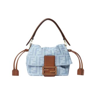 Fendi Tassen.. - Dames - Handtassen - Blauw - ONE Size - Denim - Tassen