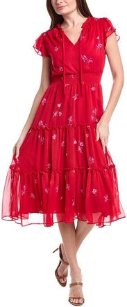 CeCe by Cynthia Steffe Printed Midi Dress