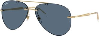 Ray-Ban Rb3791 Aviator Zonnebril - unisex - Accessoires - Geel - Maat: 59 MM