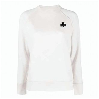 Isabel Marant Crew Neck Long-Sleeved Sweatshirt With Raglan Sleeves