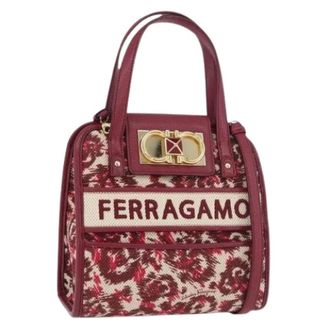 Ferragamo Pre-owned Handbags, female, Red, Size: ONE SIZE Pre-owned Hand Bag