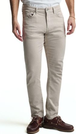 Mavi Jake Slim Leg Pants in Oyster Herringbone at Nordstrom Rack, Size 30 X 34