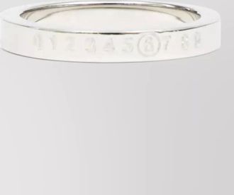 Maison Margiela engraved logo ring