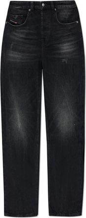 Diesel 2001 D-Macro Jeans - Heren - Regular Fit Jeans - Zwart - W33 L32 - Katoen - Jeans