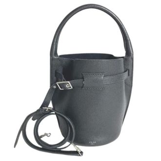 Celine Pre-owned Bucket Bags, female, Black, Size: ONE SIZE Pre-owned Vintage Bucket Bag