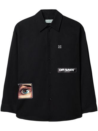 Off-white Camicia Eye Logo - Nero