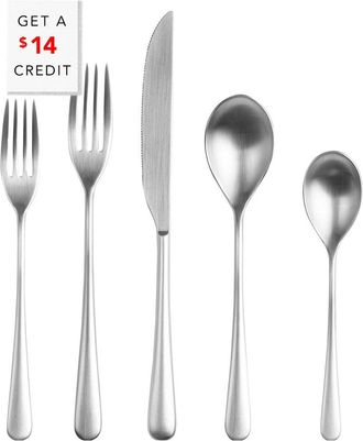 Mepra 5Pc Neve Ice Flatware Set With $14 Credit