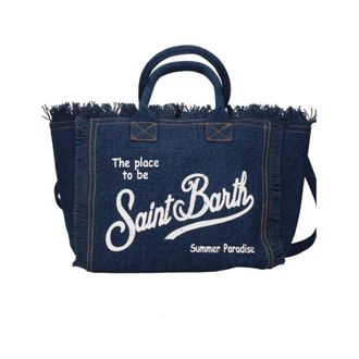 MC2 Saint Barth Tote Bags, female, Blue, Size: ONE SIZE Colette Hand Bag