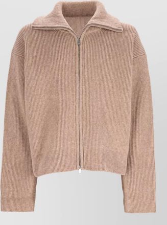 STUDIO NICHOLSON merino wool crewneck jacket