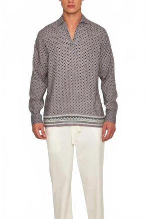 Orlebar Brown Ridley Solmio Shirt In Taro