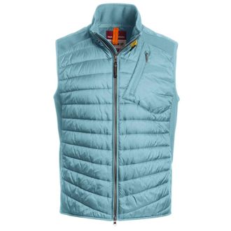 Parajumpers Mens Parajumper Zavier Aqua Blue Gilet Vest Nylon - Size Large