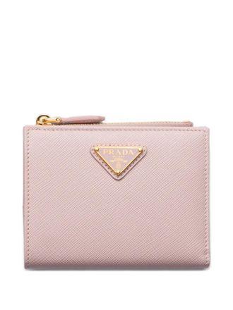 Prada small Saffiano leather wallet - Pink