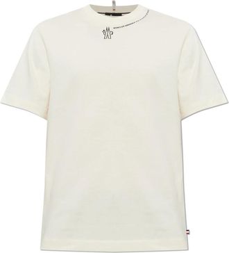 Moncler Grenoble Apr&egrave;s-Ski T-shirt - Heren - T-shirts - Beige - L - Katoen - Tops